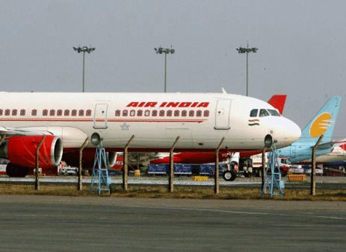 An Air India plane was hit by a high lift catering truck at the US' Newark international airport, forcing the airline to ground the aircraft there after it suffered considerable damage. PTI file photo for representational purpose only