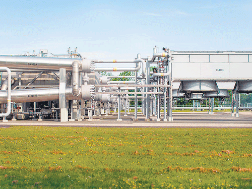 A gas production facility operated by Nederlandse Aardolie Maatschappij or NAM, a joint venture of RoyalDutch Shell and Exxon Mobil in Groningen Province in the Netherlands. NYT