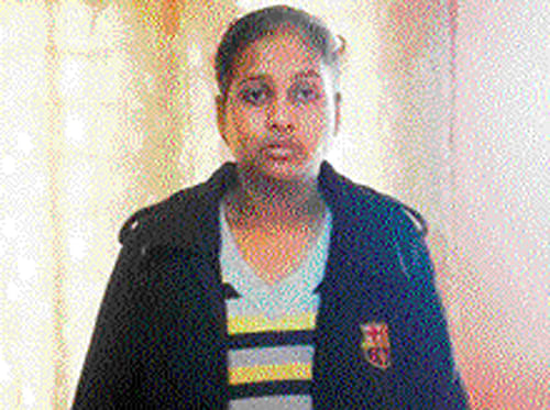 Harshitha began frequenting the police station after an ATM card of one of her friends was misused.  DH photo