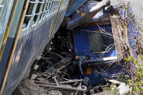 Eleven persons, including four children, were killed and two others injured as a speeding goods train hit a jeep carrying members of a marriage party at an unmanned crossing in Bihar's West Champaran district, a police official said today. Photo for representational purpose only