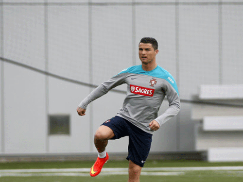 Cristiano Ronaldo is in line for a morale-boosting return to the Portugal side for Tuesday's friendly in the United States against Ireland, just two days before the World Cup begins. Reuters photo