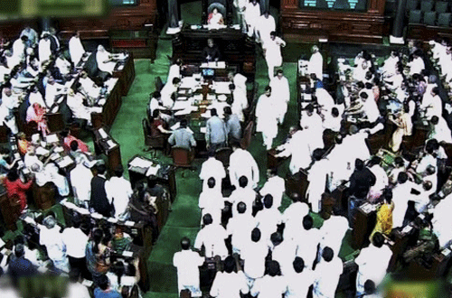 Opposition today lambasted the government in the Lok Sabha for making tall promises which were difficult to achieve to garner votes and asked the BJP-led ruling dispensation to explain how they would fulfill the aspirations of the people. PTI file photo