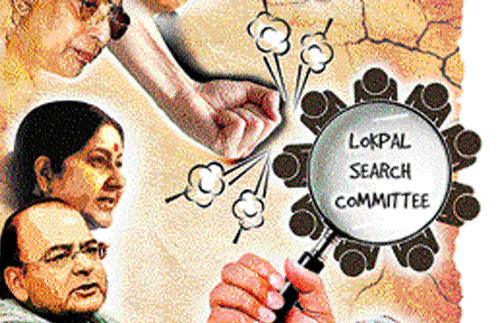 Taking a first step towards appointment of Lokpal, Government has decided to modify rules to give more powers to the search committee mandated to recommend names for appointment of chairperson and members of the anti-corruption body. DH illustration