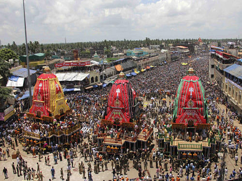 The Odisha government on Wednesday announced that devotees would not be allowed to climb the three chariots during the annual Jagannath Rath Yatra or the Car Festival in Puri.