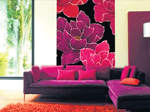 Wallpapers have the ability to make any mundane space bright & inviting.