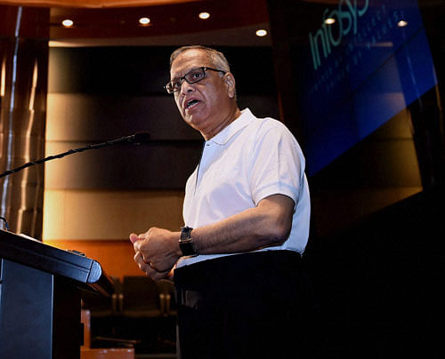 Infosys' co-founder and outgoing chairman N.R. Narayana Murthy Saturday credited his prodigal son Rohan Murthy for all the smart initiatives the troubled IT bellwether took in the last 12 months to revive its sagging fortunes. PTI