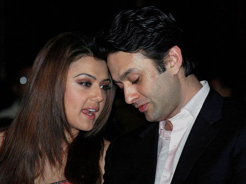 Businessman Ness Wadia was booked for molesting his former girlfriend and actor Preity Zinta, who also accused him of threatening to kill her. PTI File Photo of the couple.