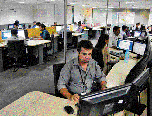 In India's IT services outsourcing sector, local start-ups, often backed by US venture capital funds, are nipping at the heels of industry heavyweights such as Tata Consultancy Services Ltd and Infosys Ltd. Reuters photo