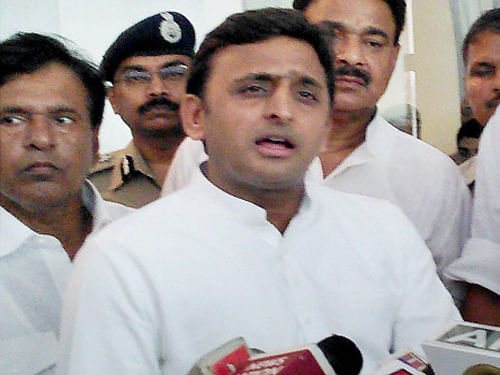 Amidst rise in cases of crime against women, Uttar Pradesh Chief Minister Akhilesh Yadav today directed that martial arts training for girls should be introduced in schools and colleges so that they can learn self-defence. PTI photo
