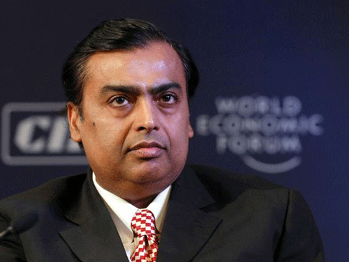 Reliance Industries Chairman Mukesh Ambani told shareholders on Wednesday that RIL is currently at the mid-point of the largest investment programme in its history and laid down plans for being one of the Fortune 50 companies. PTI file photo