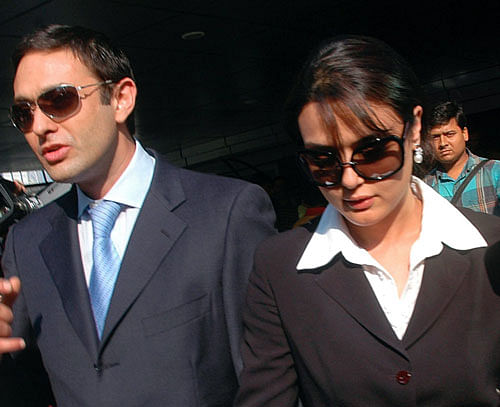 In a fresh twist to the Preity Zinta-Ness Wadia episode, the Wadia group has filed a police complaint claiming they received threatening calls and a text message from an underworld don warning that their "business will be in trouble" if the actor is harassed. PTI File Photo