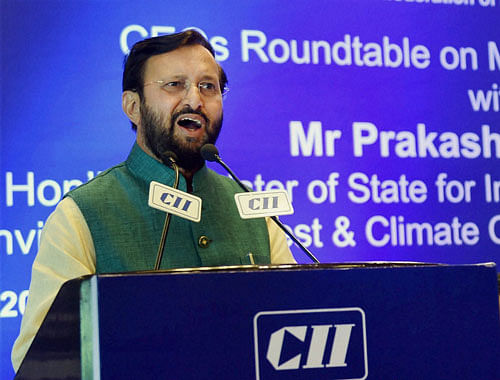 Information and Broadcasting Minister Prakash Javadekar on Thursday asked television channels to consider reducing subscription charges to benefit viewers as digitisation had increased their revenue base.  PTI File Photo