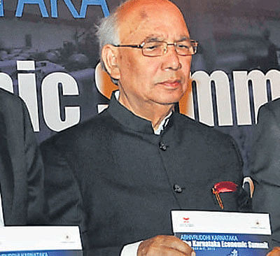 Governor H R Bhardwaj on Tuesday went against the precedent set by himself for nominating members to the Upper House of the State Legislature by clearing the nomination of Congress leaders recommended by the Siddaramaiah government.  DH photo