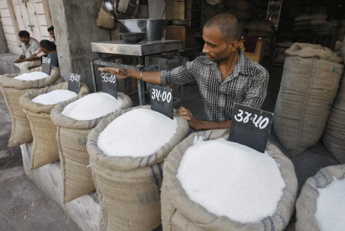 Sugar prices continued to rise in the national capital's retail market today and gained up to Re 1 to Rs 40/41 per kg as the government had earlier this week announced measures to help the cash-starved industry. Reuters photo