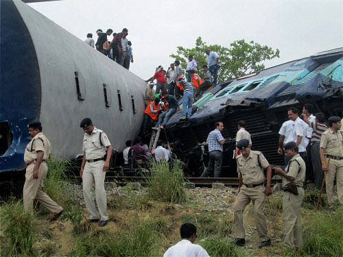 Recounting the fear and shock following the derailment of the Rajdhani Express, passengers of the the New Delhi-Dibrugarh train today said it was a night to forget.PTI file photo