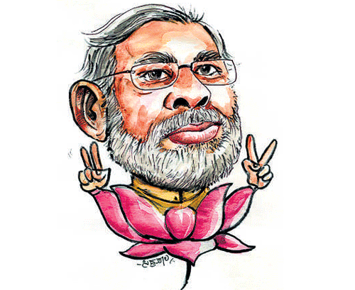 Modi also wants ministers to seek PMO clearance for any expenditure that exceeds Rs 1 lakh. DH illustration