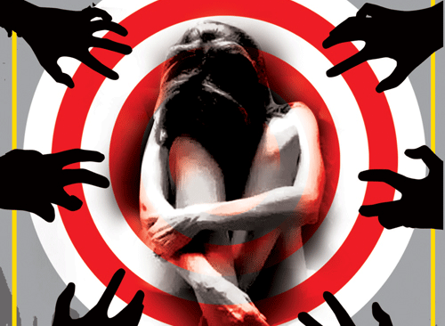 Though the alleged gang-rape occurred around 10 months ago, the victim lodged a report with the police on Tuesday after the video clipwent viral. DH illustration