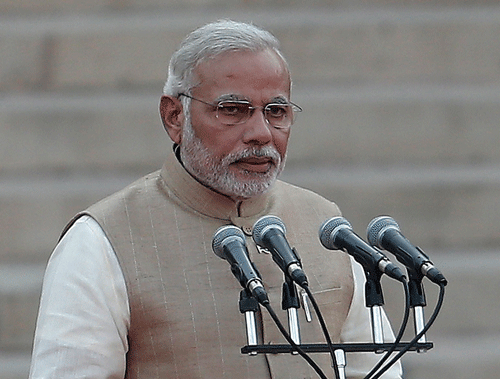 Social media and internet interface may be the buzz words for Prime Minister Narendra Modi but the BJP seems to be caught up in some embarrassing time warp. Its official website's parliamentary sections have no mention of Modi being an MP. Reuters File Photo