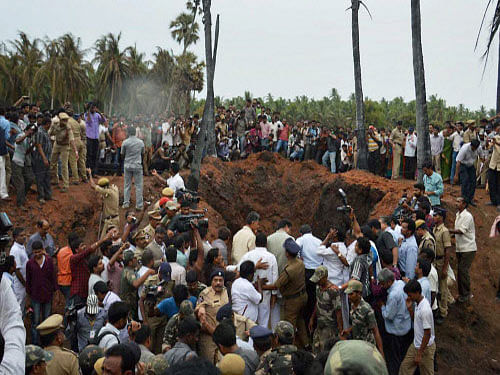 Hailed as the most picturesque region in coastal Andhra Pradesh, Konaseema witnessed its peaceful abode turn into a veritable death-trap for people and cattle, as the pipeline that promised development and economic growth unleashed its inflammable content. PTI photo