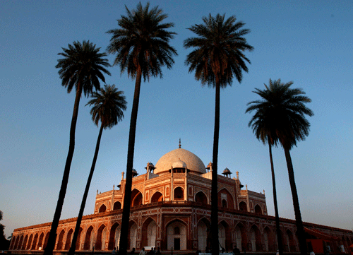 A view of the Humayun's Tomb in New Delhi. A team from UNESCO will be visiting the national capital sometime during September to examine the city's heritage sites, which are part of a dossier sent by India to the world body in pursuance of Delhi's bid for a World Heritage tag. PTI File Photo