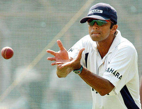 Former captain Rahul Dravid will have a few sessions with the Indian batsmen ahead of their first Test against England starting at Nottingham on July 9, although he has not been appointed in any capacity, BCCI secretary Sanjay Patel said today. PTI File Photo.