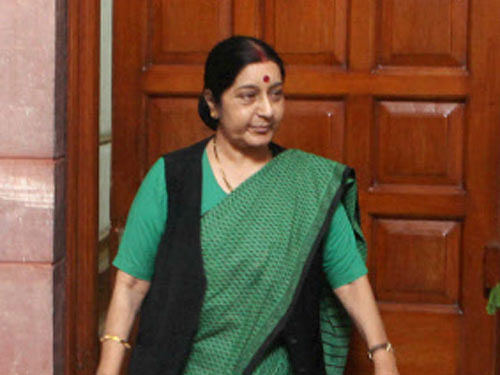 External Affairs Minister Sushma Swaraj also informed the relatives of Indians stranded in the conflict-ridden country that violence on the street was affecting the evacuation operation. PTI file photo