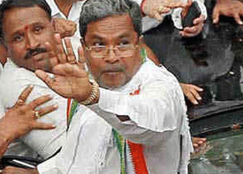 Siddaramaiah initially tried to defend his government on the issue, claiming that there was nothing wrong with the roads in Bangalore. Reuters photo