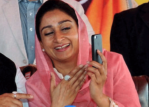 Union Food Processing Minister Harsimrat Kaur Badal said on Saturday that wastage of food products is one of the important factors that lead to inflation.  / PTI Photo