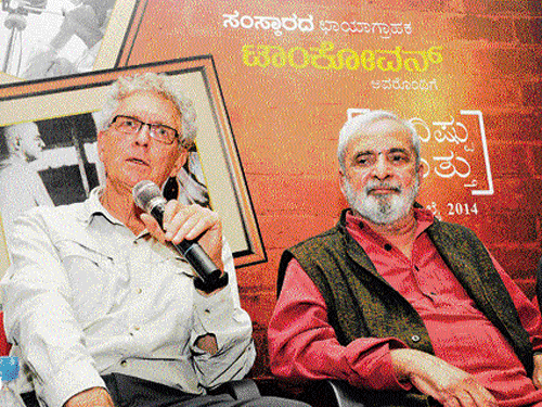 Forty-four years after making its mark in the film world, Kannada movie Samskara (funeral rites) was screened once again by the Karnataka Chalanachitra Academy at Badami House on Saturday.  DH photo