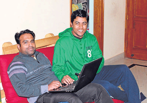 enthusiastic: duo Prashant Pansare and Chetan Suttraway.