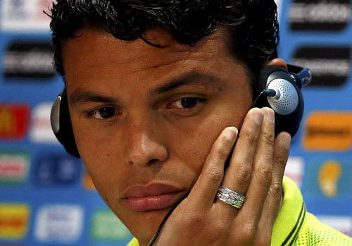 The Brazil players talk to their team psychologist about all sorts of issues, some totally unrelated to football, captain Thiago Silva said on Monday. Reuters photo