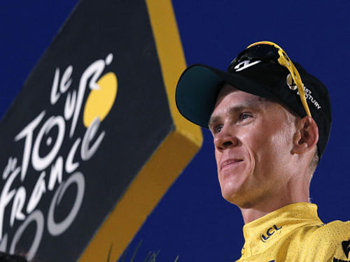Chris Froome's attempt to win a second successive Tour de France ended in bitter disappointment after less than a week of the race on Wednesday when he crashed out on stage five. AP file photo