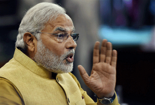 Prime Minister Narendra Modi Thursday said the NDA government's first budget converts hopes and aspirations of the people into trust, and expressed confidence that it will take India to newer heights. PTI file photo