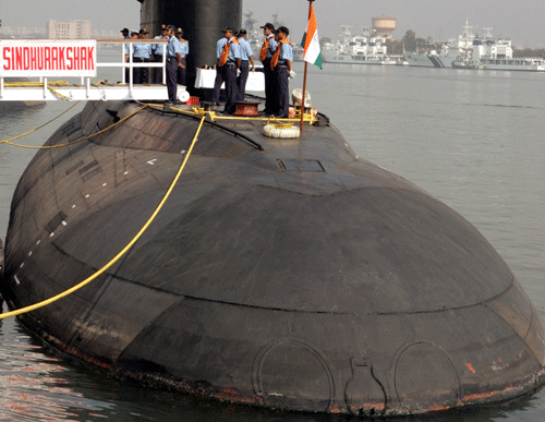 It is the 15th reported mishap involving naval personnel and assets after the sinking of the Russian-origin submarine INS Sindhurakshak in August last year in which all the 18 personnel on board were killed. Reuters file photo