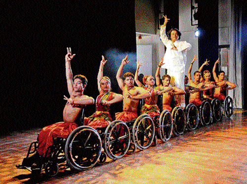 Syed Sallauddin Pasha, founder and artistic director, Ability Unlimited Foundation, has committed his time and talent to teaching and training 500 differently-abled people in various dance forms.  DH photo