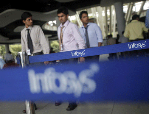 Former US employees of India's leading software services firm Infosys have filed a lawsuit against it alleging discrimination because of their inability to communicate in Hindi, a charge denied by the company as false and baseless. Reuters file photo