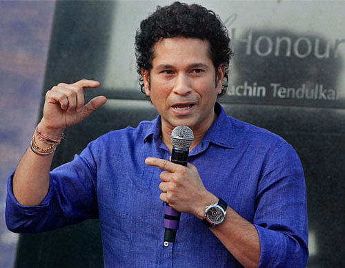 Tendulkar will make his presence felt during the ceremony in his capacity as the Global Goodwill Ambassador of the UNICEF. PTI file photo