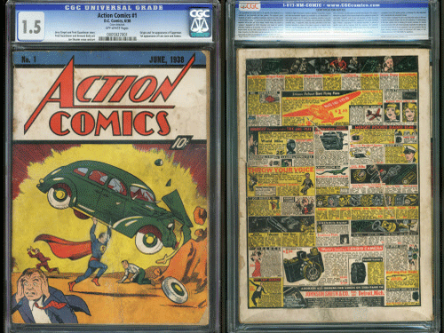 The original copy of Superman's 76-year-old first comic 'Action Comics' is set to be auctioned. AP file photo