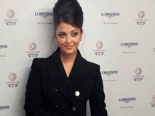 Indian actress Aishwarya Rai attended the opening ceremony of the 20th Commonwealth Games in Scotland's largest city as the Longines Ambassador of Elegance / PTI Photo