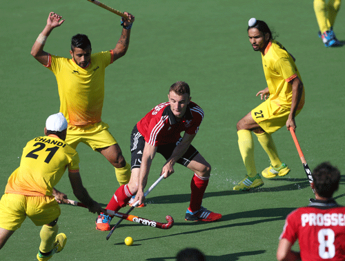 A far from impressive India had to toil hard to register a 3-1 win over a lowly Wales in their opening Pool A match in the men's hockey competition of the 20th Commonwealth Games at the National Hockey Centre, here on Friday. AP photo