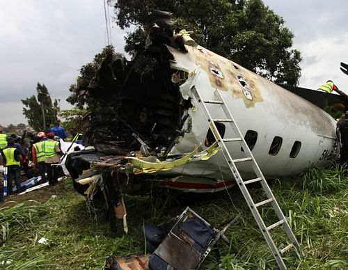 A Bangladeshi aircraft caught fire while landing at Kathmandu's Tribhuvan International Airport (TIA) Monday afternoon, officials said.For representation purpose only. PTI file photo