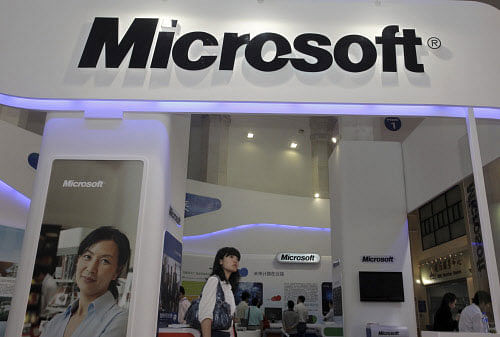 Microsoft Corp appears to be the latest U.S. company targeted by China for anti-trust investigation after government officials paid sudden visits to the software firm's Chinese offices on Monday. Reuters photo