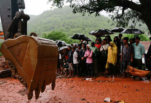 Landslide in Odisha, triggered by heavy downpour, has cut-off about a dozen villages on the Bonda hills in Malkangiri from the district headquarters for the last four days, district officials said / AP Photo