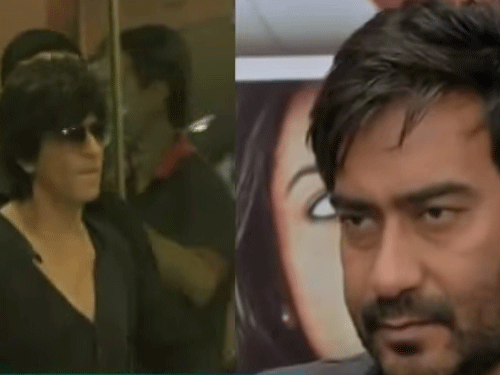 Actor Ajay Devgn, who is often pitted against Shah Rukh Khan, says the two may not be best of friends but they stand by each other. Screen Grab