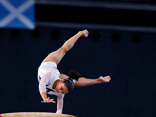 Fresh from a historic bronze medal at the Commonwealth Games, Gymnast Dipa Karmakar has now set her eyes on an Asian Games medal. Reuters photo