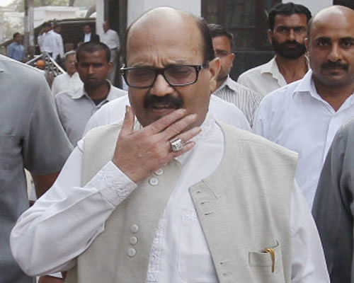 Ahead of a rally where he will share the dais with SP supremo Mulayam Singh Yadav, Rajya Sabha MP Amar Singh today said it would be extremely wrong to add "political connotation" to his attending the programme. PTI photo