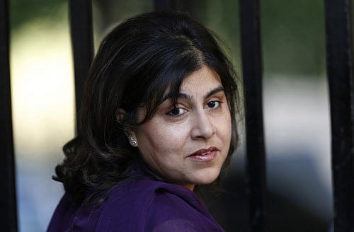Baroness Sayeeda Warsi, Britain's first female Muslim Cabinet minister, today dramatically resigned from the government saying the country's stand on the Gaza conflict is morally indefensible and she can no longer support it. Reuters photo