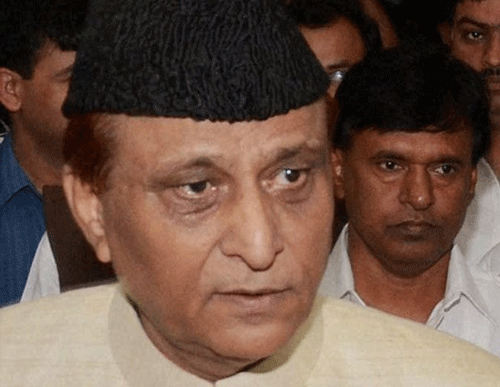 Azam Khan was reported to be sulking after the state government sided with renowned Shia cleric Maulana Kalbe Javaad, with whom he has had a long-running feud over appointments in the Shia Waqf board. PTI file photo