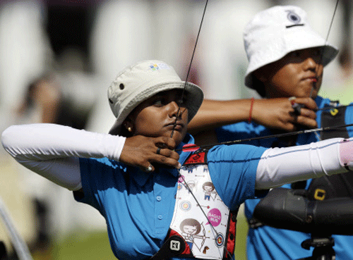 Besides, Deepika will vie for two bronze medals in the recurve individual and mixed pair where she's been tagged with Talukdar. AP file photo