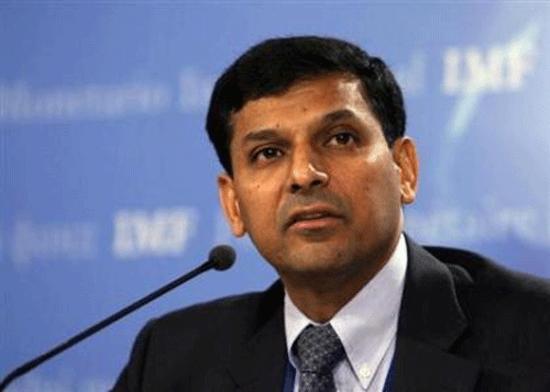 Rajan was talking to reporters after addressing the RBI's Central Board meeting. Reuters file photo